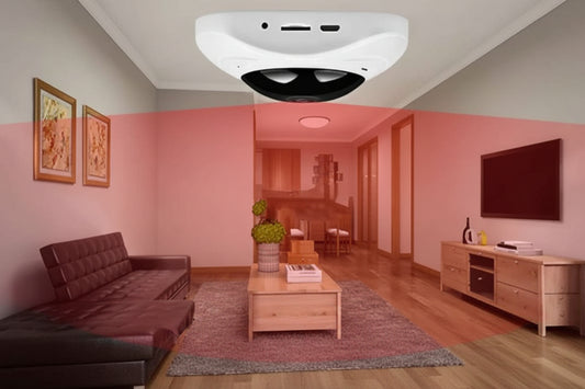 Cámara de Vigilancia Ojo de Pez Wifi 360 grados