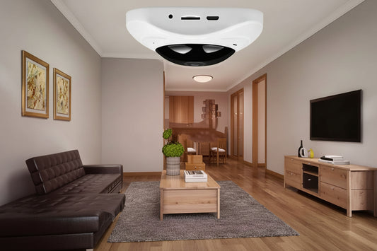 Cámara de Vigilancia Ojo de Pez Wifi 360 grados