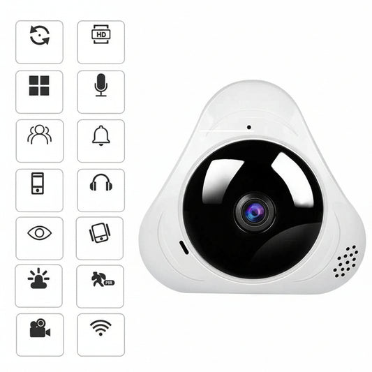 Cámara de Vigilancia Ojo de Pez Wifi 360 grados