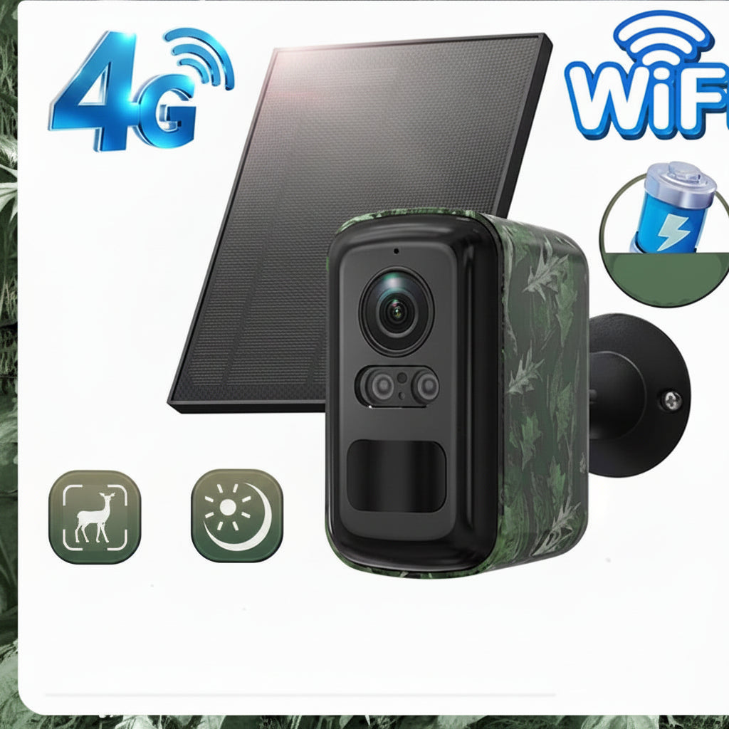 Cámara Solar 4G ó Wifi Mini de 5MP