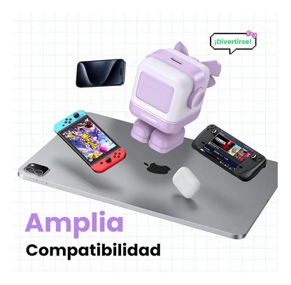 Cargador portátil robot tipo C USB 30W