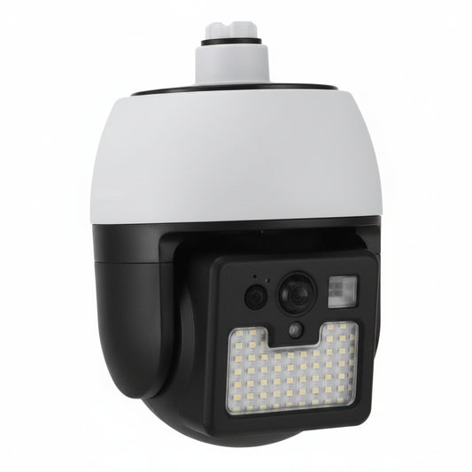 Lámpara Solar LED con Sensor de Movimiento y Diseño Tipo Cámara