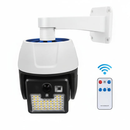 Lámpara Solar LED con Sensor de Movimiento y Diseño Tipo Cámara